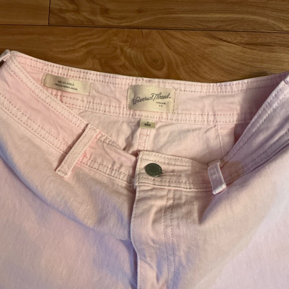 Women’s High Waisted Pink Jeans- Universal Thread - Picture 2 of 8
